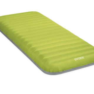 Colchón inflable individual TPU Camping Mat INTEX Truaire con Inflador Eléctrico